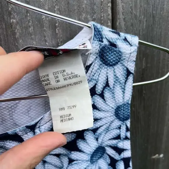 Vintage Street Flower Daisy Tank Top Dress - Picture 4 of 6